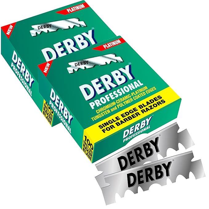 1000 Derby Professional Single Edge Razor Blades for straight razor