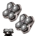 Replacement Blades Shaver PRO 4 Heads Compatible with Skull Head Shaver Electric Shaver Replacement Blade for Pitbull Butter flykiss pro &amp Palm for Bald Men (2 Pcs)