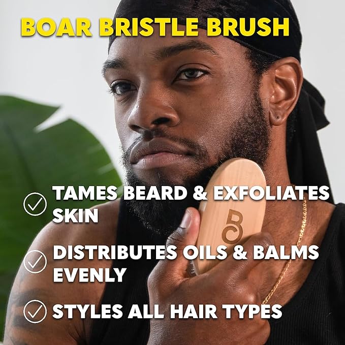 The Beard Club Beard Kit for Men - Grooming &amp Care Kit - Cedar &amp Sandalwood Oil Cedar Balm Shampoo Brush Comb Trimming Scissors Straight Edge Razor - Gift Set