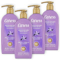 Caress Creamy Vanilla Blossom Moisturizing Body Wash with Pump Serum-Infused Formula with Niacinamide Sweet Musky Long Lasting Fragrance Dermatologist Tested 20 fl oz (4 Pack)