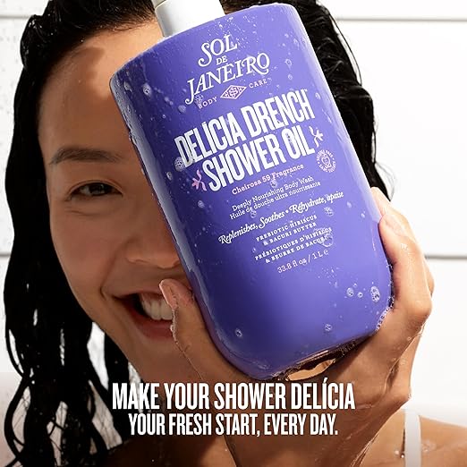 Sol de Janeiro Delicia Drench Shower Oil | Deeply Nourishing Body Wash
