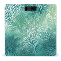 Green Sea Blue Seaweed Scale for Body Weight High Precision Digital Weight Scales with LCD Display Anti-Slip Sturdy Slim Tempered Glass Bathroom Scale for Home Use