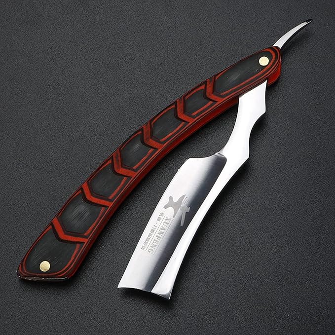 Straight Razor Blade - Shave Ready Vintage Straight Razor Stainless Steel Razor Shaver Pro Straight Edge Razor Mens Straight Razor Best GiftsA