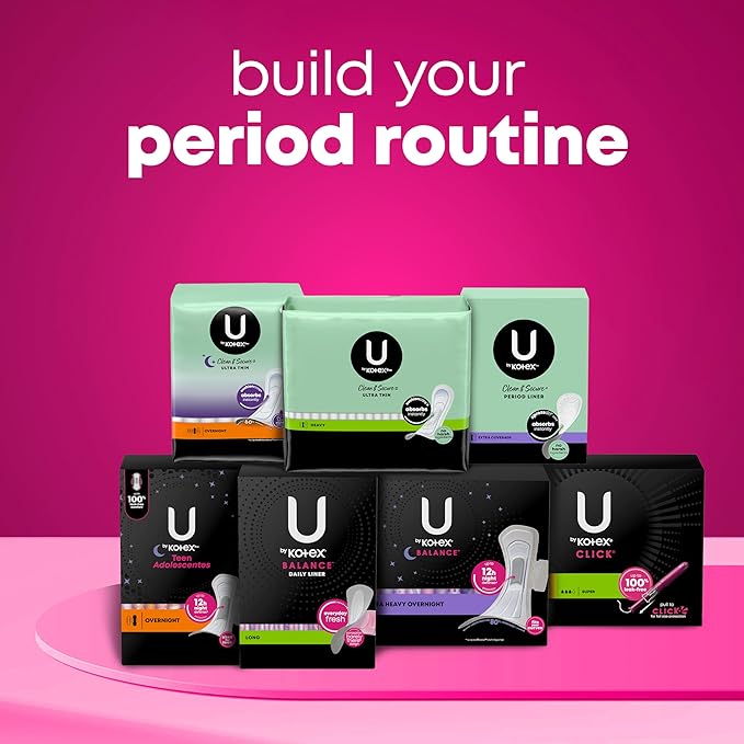 U by Kotex Balance Daily Wrapped Panty LinersLight AbsorbencyLong (Packaging May Vary)450 Count (Pack of 2)