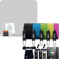 INEVIFIT Home Fitness Bundle. Premium Bathroom Scale &amp 150 LBS Resistance Band Set for Strength Training