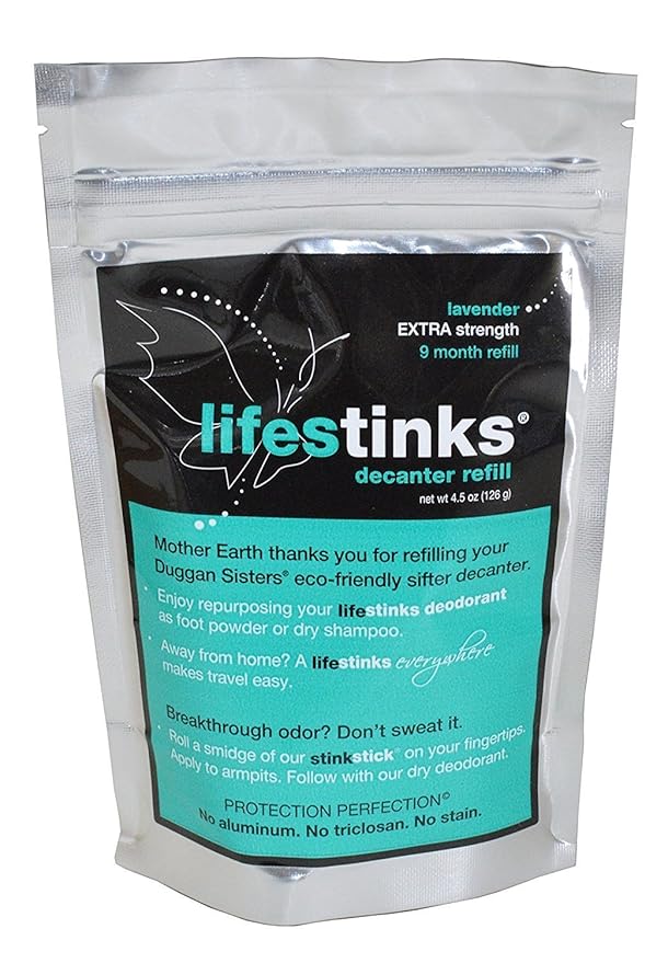 Duggan Sisters – LifeStinks Extra Strength Lavender Deodorant – Refill 4.5 – oz – Aluminum Free