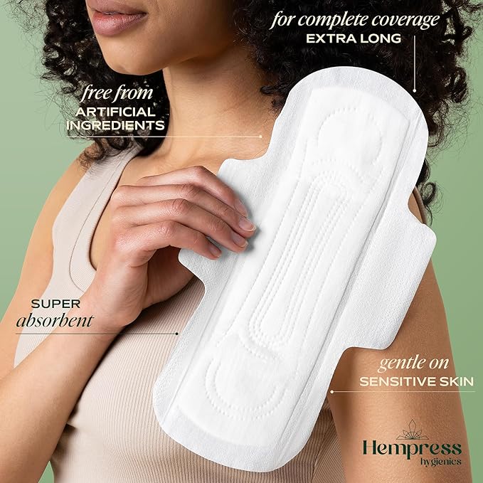 Organic Cotton Period Kit for Women &amp Teens Soft Hypoallergenic Menstrual Pads with Wings and Panty Liners Fragrance Free Sensitive Skin Friendly Feminine Hygiene (Bundle of 3)