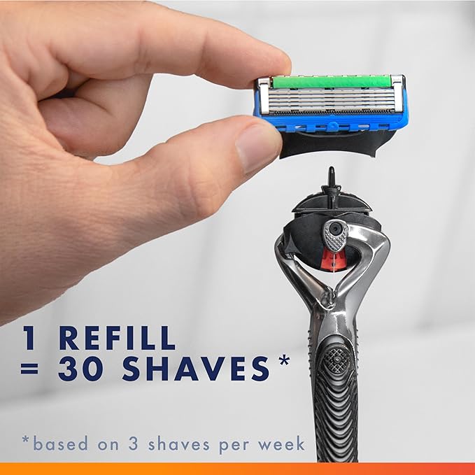 Gillette Fusion5 ProGlide Razor Refills for Men 10 Count + Fusion5 ProGlide Shield Refills 4 Count 14 Total Blade Refills