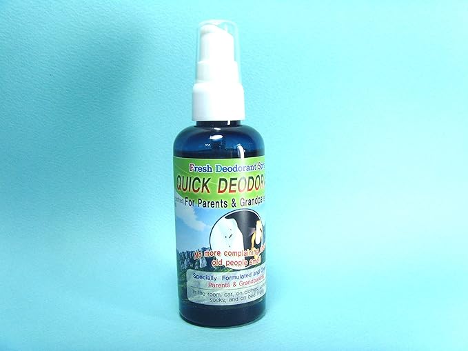 Quick Deodorant Spray for Men Non-Sticky Odor Protection Active Sport Elderly