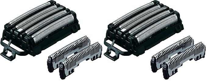 Panasonic Shaver Replacement Outer Foil and Inner Blade Set WES9032P Compatible with ARC5 5-Blade Shavers ES-LV97-K ES LV67-K ES-LV95-S ES LV65-S (Pack of 2)