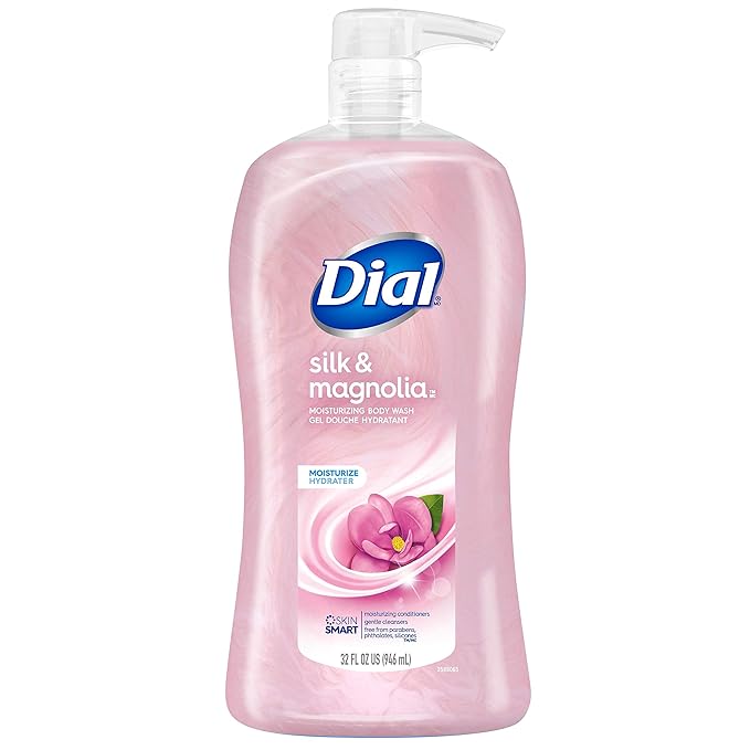 Dial Body Wash Spring Water 32 Fluid Ounces &amp Body Wash Pamper &amp Indulge Silk &amp Magnolia 32 fl oz &amp Body Wash Calm &amp Soothe Lavender &amp Jasmine Scent 32 fl oz