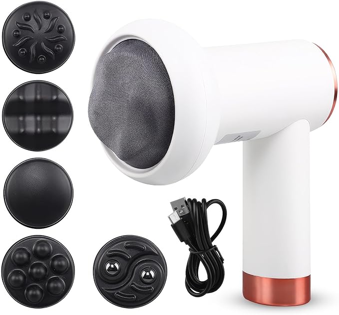Powerful Deep Tissue Massager: 5-in-1 Wireless Body Sculpting Machine Fat Remover for Abdomen Waist Arms HIPS and Legs