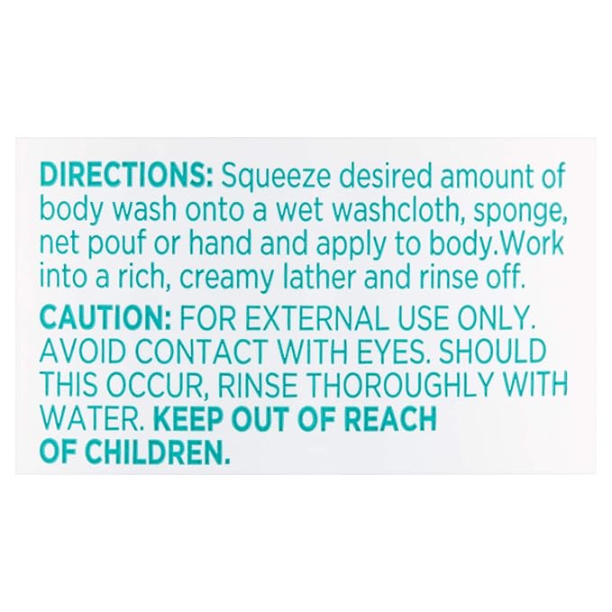 Equate Beauty Sensitive Skin Body Wash Value Size 34 fl oz (Pack of 2)