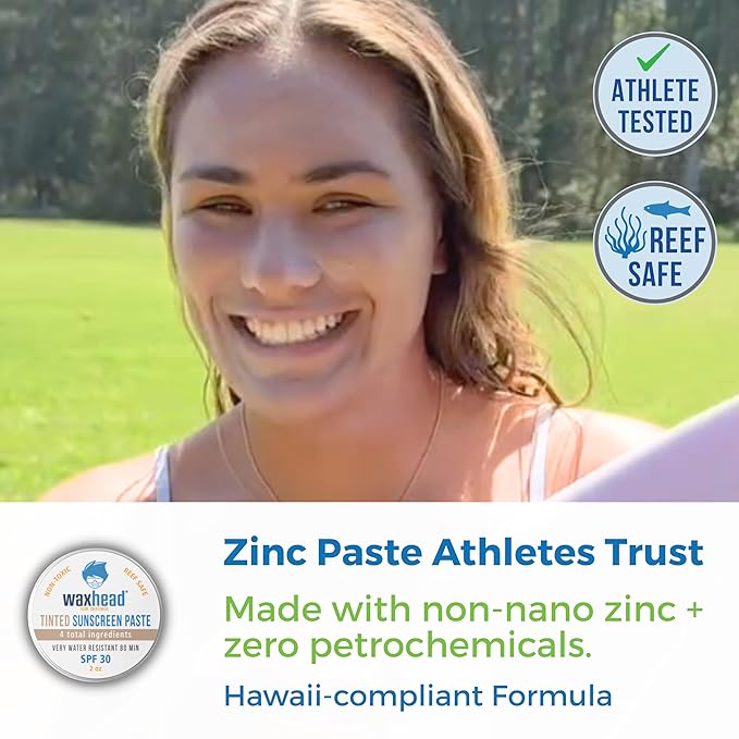 Tinted Zinc Oxide Sunscreen Paste and Vanilla Lip Balm Bundle