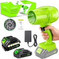 Cordless Blower Durable casing Adjustable Speed Portable Fast Charging Lithium Battery (Machine+Advanced Battery * 2+Accessories)