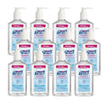PURELL Advanced Hand Sanitizer Refreshing Gel Clean Scent 12 fl oz Pump Bottle (Pack of 12) - 3659-12