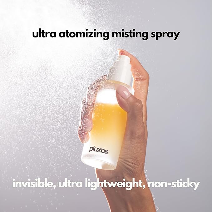 | PLUXOS 47 | SUNSCREEN + SKINCARE SPF 47 FACE MIST SPRAY (Vanilla) | SUN DEFENSE COMPLEX CARE | Apply Over Makeup Broad Spectrum Clear Light Vegan Hydrate Fight Acne Anti-Aging Cell Repair