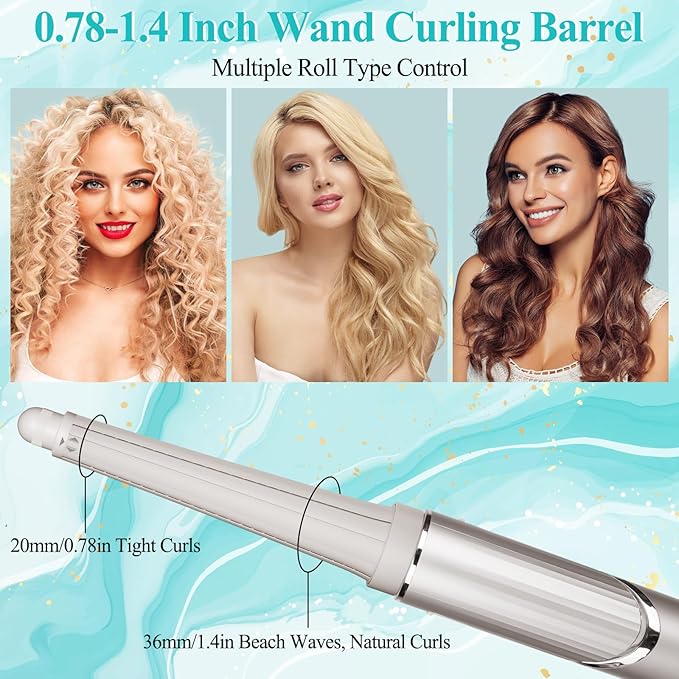 Long Barrel Curling and Upgraded Round Volumizing Brush for Shark Flex Style Attachment