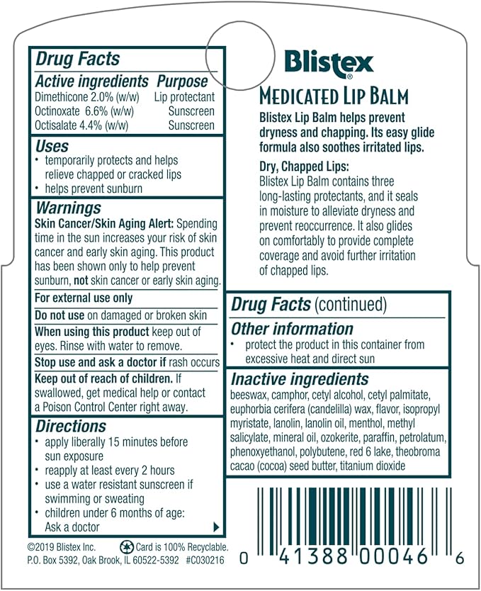 Etekcity 400 lbs Bathroom Scale and Blistex 0.15 Ounce Medicated Lip Balm with SPF 15 Sun Protection (3 Count)