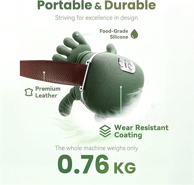 4D Shiatsu Neck Massager with Heat Wireless Deep Tissue Back &amp Shoulder Massager for Cervical Pain Relief Portable Rechargeable Kneading Massage Device for Home Office &amp Travel