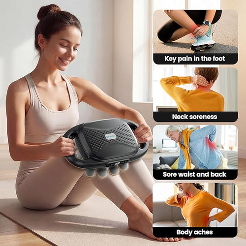 16-Head Massage Gun Deep Tissue Percussion Massager for Pain Relief 2×3600mAh Long Battery Life Muscle Massager with 99 Intensities &amp 9 Modes Ultra-Quiet Electric Back Massager Gifts for Men