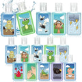 50 Pcs Passover Plagues Mini Hand Sanitizer Bulk Passover Gift Party Favors Ten Plagues Bundle Hand Sanitizer Natural Plant Fragrance Travel Size Hand Soap Gift for Jewish Pesach Dinner Passover Seder