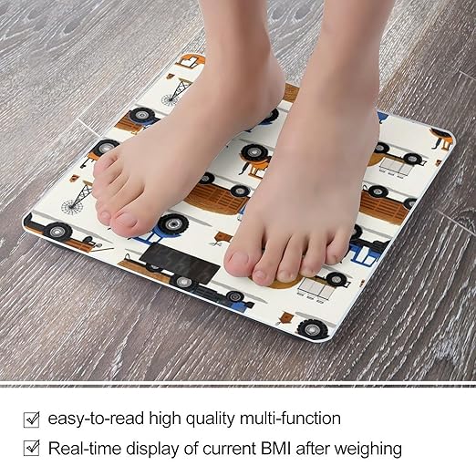 Women's Fashion Automatic Switch Digital Bathroom Weighing Scale Smart Scale Farm Cars Tractor Truck