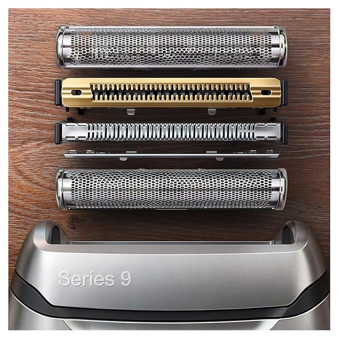 Braun Series 9 Pro 9487cc Electric Razor for Men Wet &amp Dry Rechargeable Electric Shaver with Clean &amp Charge Station and ProCare Attachment Holiday Gifts for Men