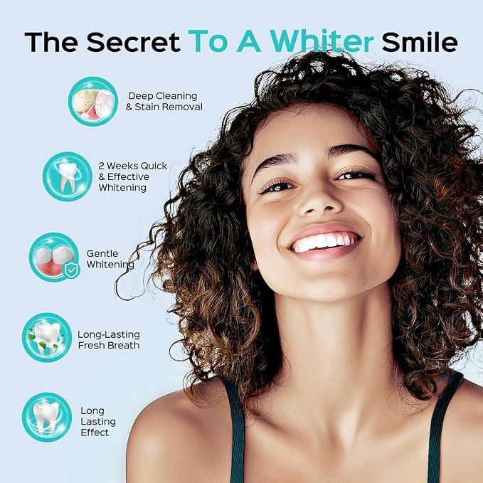 COSLUS Water Flosser Pick W40(F5020E) with Whitening Mint Flavor Refill Combo for Teeth Braces Gums Care - Easy to Use Portable for Coffee Lovers &amp Travel Rechargeable BPA-Free Black
