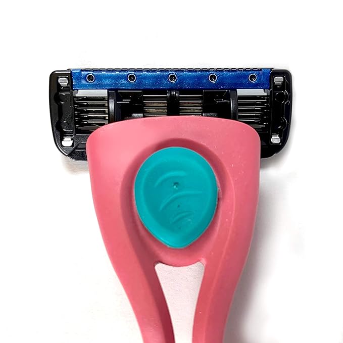 Preserve Coral Pink POPi Shave 5 Razor System 5 Blade Cartridge Modern Style Plastic Material Unisex 6 Count Bundle