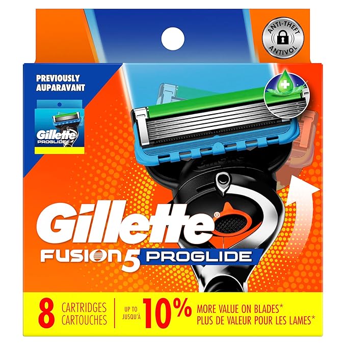 Gillette ProGlide Razor Refills for Men 8 Razor Blade Refills