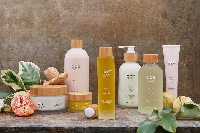 McEvoy Ranch Citrus Shower Gel &amp Bubble Bath (2-pack) by ODE Olive Oil Beauty Foaming Wash Organic Extra Virgin Olive Oil Hydrate While You Cleanse California Made