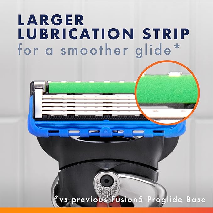 Gillette Fusion5 ProGlide Shaving Razor for Men 1 Handle 8 Blade Refills