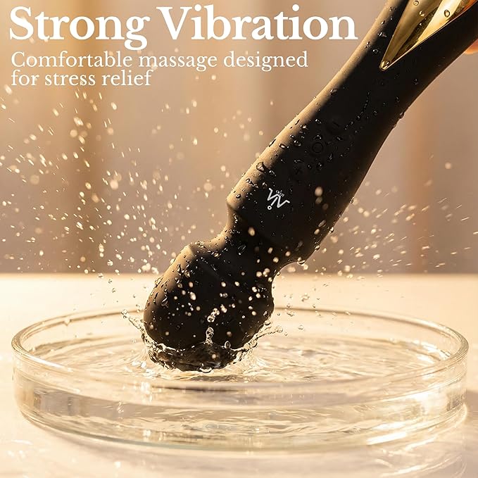 Personal Massager - 7 Speeds USB Rechargeable Portable Body Massager Hand-held Massage Tool for Back Shoulder Leg Tension Relief and Muscle Relaxation