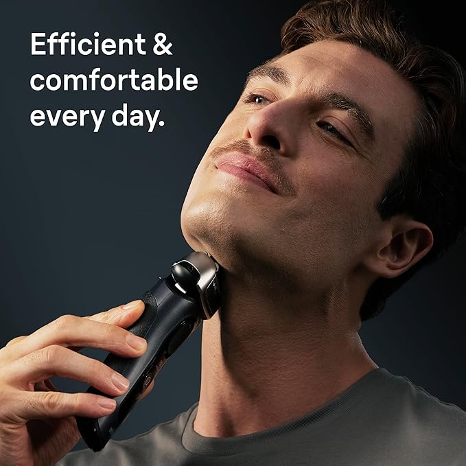 Braun Series 8 8560cc Electric Razor for Men 4+1 Shaving Elements &amp Precision Long Hair Trimmer 5in1 SmartCare Center Close &amp Gentle Even on Dense Beards Wet &amp Dry Electric Razor 60mi
