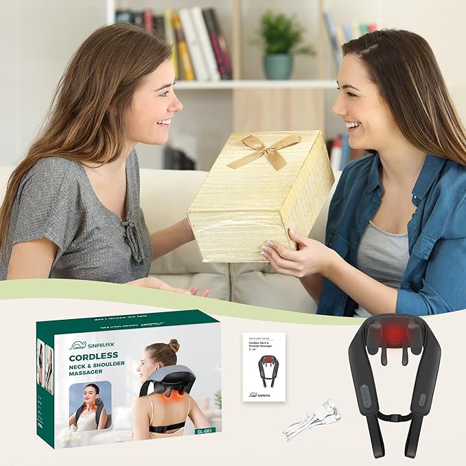 Snailax Foot Massager and Neck Massager Bundle