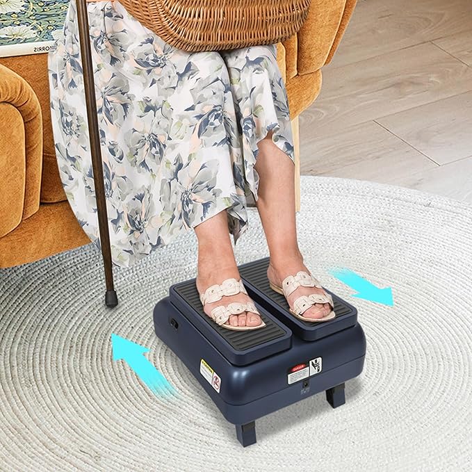 24V 1A 20W Foot MassagerFree Standing Electric Foot Circulation Device with 3.94ft Long Power CableFoots Exercise Device for Rehabilitation &amp Exercise Use by People