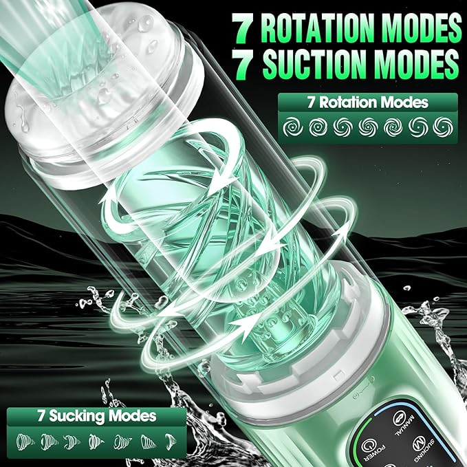 2026 New Upgraded Male Masterburbatar Hands Free 7X Sucking &amp Rotating &amp Licking Male Mastusbafor Blowjobob Machine for Man Automatic Tight Sleeve Hoodies AZY41