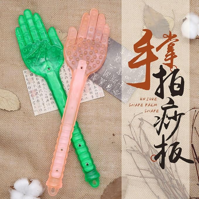 可弯曲手掌拍痧板 Extendable Back Scratcher小腿腿部按摩敲打棒按摩捶 Manual Body Massage Hammer 健身按摩敲打捶 HomeOffice Body Electric Massagers