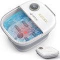 Gideon Foot Spa Massager &amp Heated Foot Bath Luxury Therapeutic Massager with Lights and Bubbles