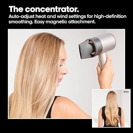 AirLight Pro Hair Dryer - Augmented with Infrared Light Tested on All Hair Types Fast Drying Without Damage