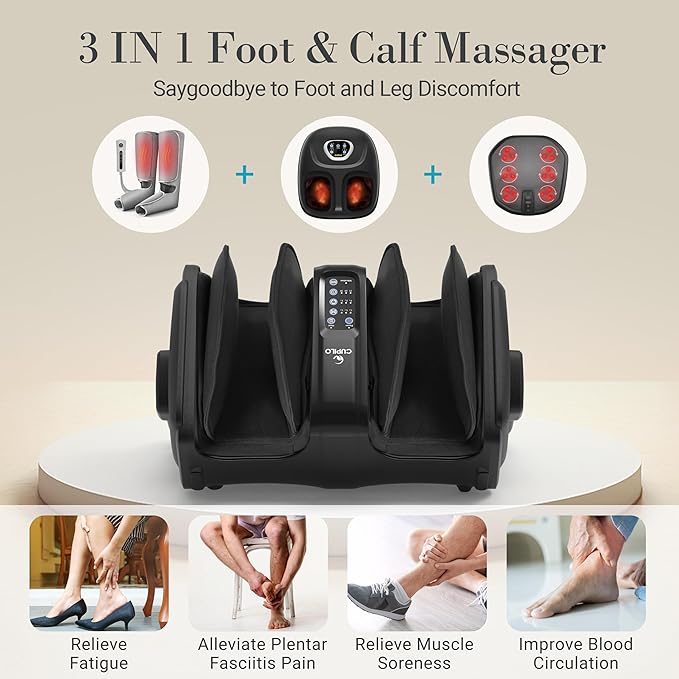 Large Heating Pad for Back Foot Massager with Heat