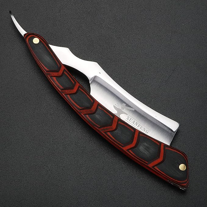 Straight Razor Blade - Shave Ready Vintage Straight Razor Stainless Steel Razor Shaver Pro Straight Edge Razor Mens Straight Razor Best GiftsA