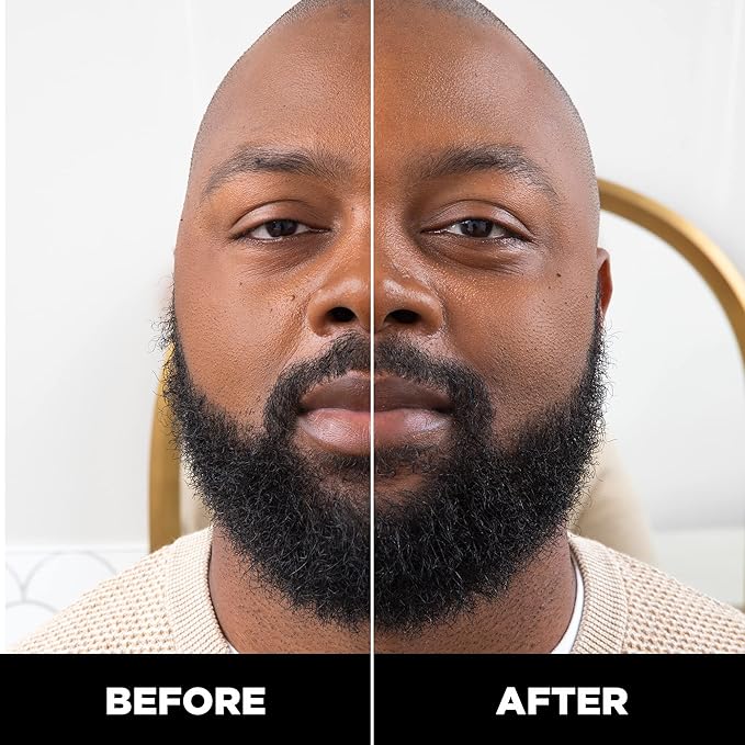 Stryx Mens Brow &amp Beard Gel Comb -Made in USA Beard Care good for Eyebrows with Brush Applicator - Moisturizing Aloe Vera Bamboo &amp Cucumber Extracts for Subtle &amp Non-Sticky Hold