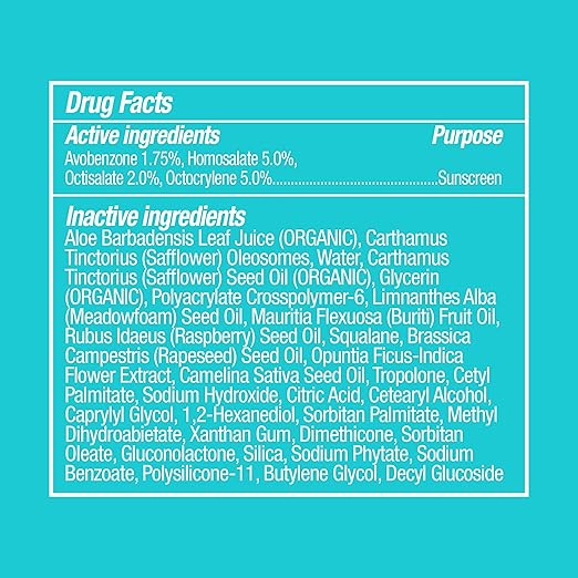 COOLA Organic Face Sunscreen SPF 50 Sunblock Lotion Dermatologist Tested Skin Care for Daily Protection Vegan and Gluten Free Fragrance Free