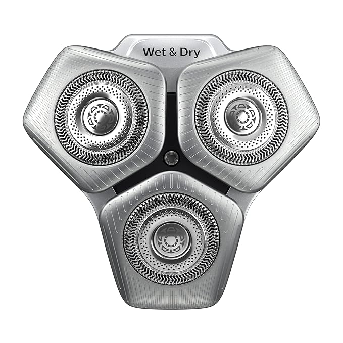 Philips Norelco Genuine SH91/52 Replacement Shaving Heads Compatible with Norelco Shaver Series S9000 and 9000 PrestigeLatest Version for Refreshed SH90/70SH98/70and SH98/80(Pack of 3)