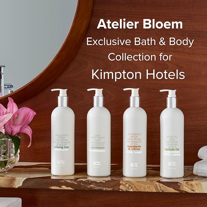 Atelier Bloem Mandarin &amp Citrus Purifying Body Wash - Kimpton Hotel Collection - Bath &amp Body - Eucalyptus Lemon Sandalwood Orchid Mandarin &amp Citrus - 16 oz. (Set of 2)