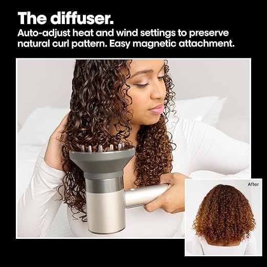 AirLight Pro Hair Dryer - Augmented with Infrared Light Tested on All Hair Types Fast Drying Without Damage
