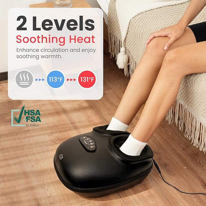 Snailax Foot Massager and Back Massager Bundle