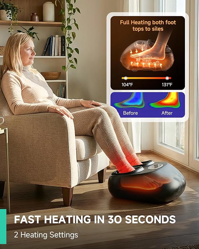 Snailax Shiatsu Foot Massager and Hand Massager